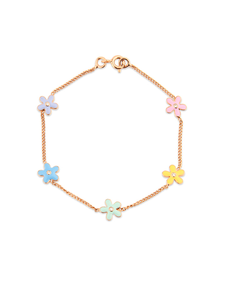 Colourful Flower Bracelet