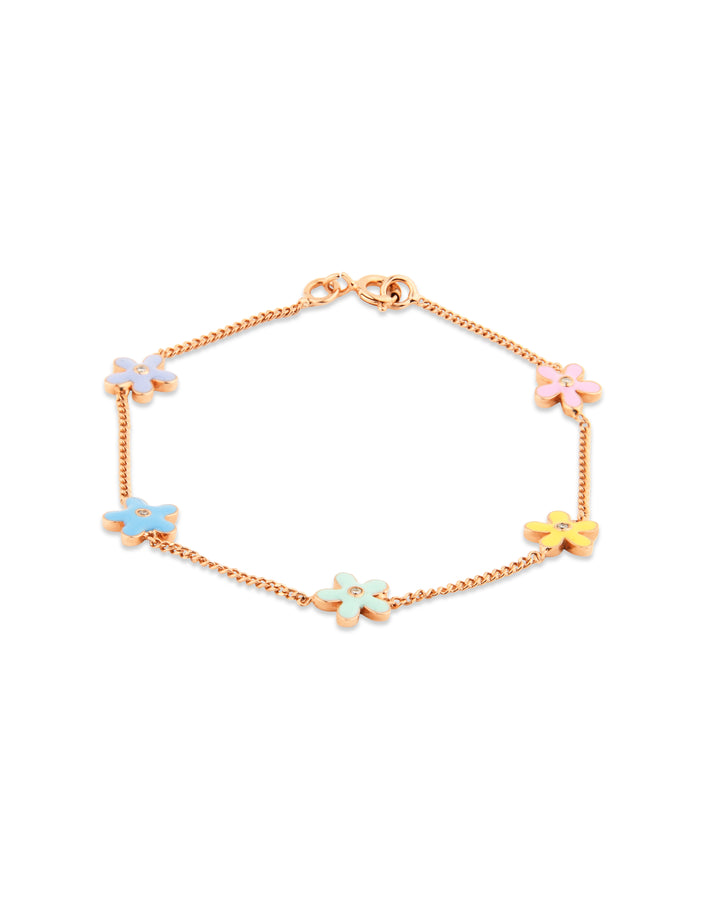 Colourful Flower Bracelet