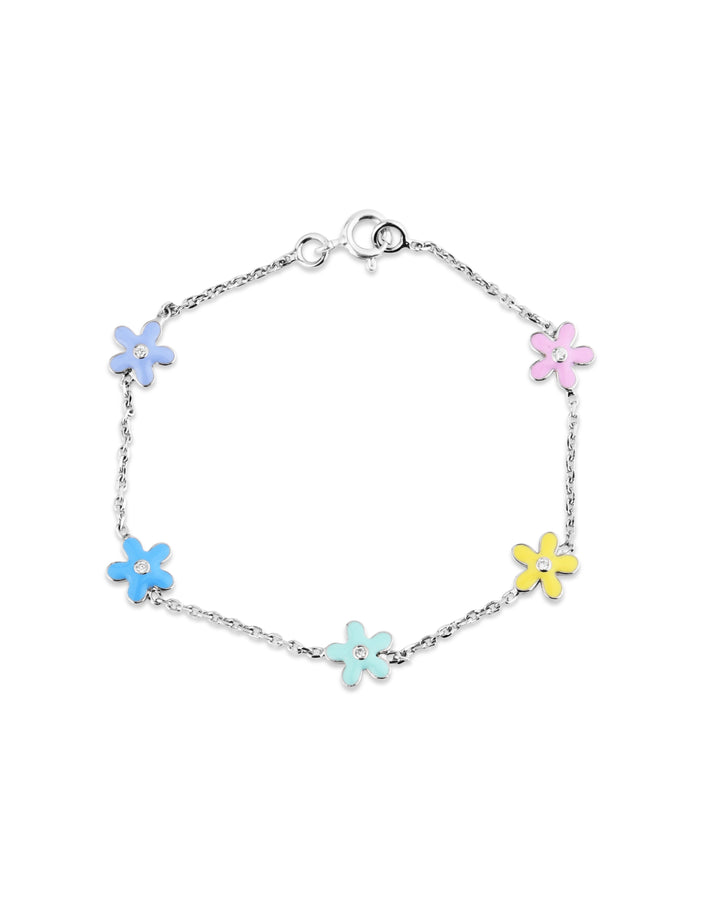 Colourful Flower Bracelet