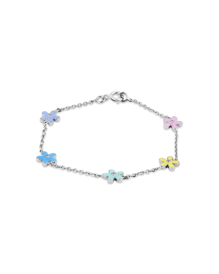 Colourful Flower Bracelet